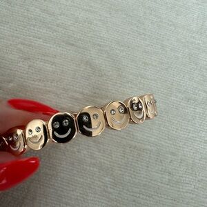 Rose Gold Smiley Face Bracelet